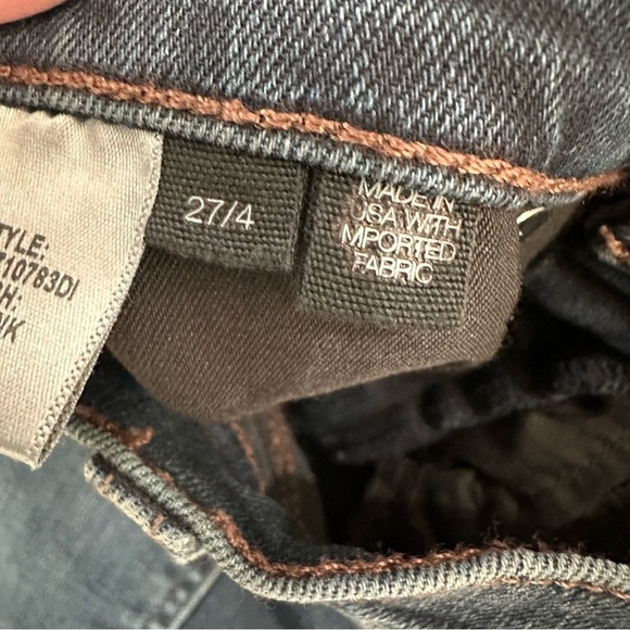 Veronica Beard Emma Skinny Mid Rise Women’s Dark Ink Jeans Sz 27/4 GUC - Picture 6 of 8